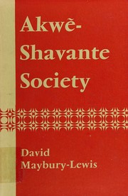 Cover of: Akwe-Shavante Society