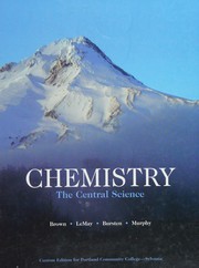 Cover of: Chemistry by Theodore L. Brown, H. Eugene Lemay, Bruce E. Bursten, Catherine Murphy, Patrick Woodward, Theodore L. Brown