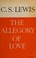 Cover of: The allegory of love