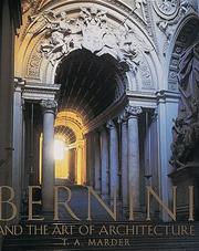 Cover of: Bernini and the Art of Architecture