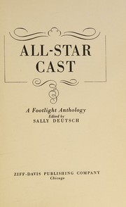 Front cover of All-star cast by Sally Deutsch