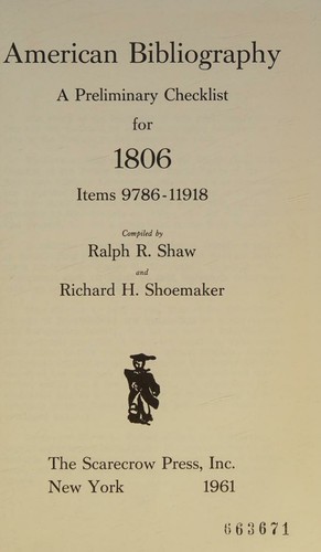 American bibliography