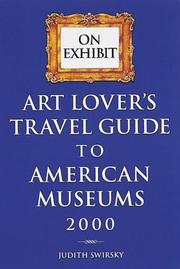 Cover of: Art Lover's Travel Guide to American Museums, 2000 (On Exhibit)