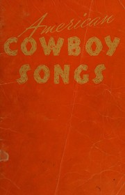 Cover of: American Cowboy Songs