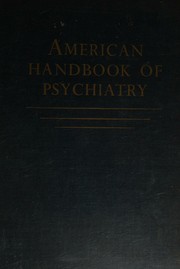 Cover of: American Handbook of Psychiatry volume 1