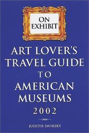 Cover of: On Exhibit 2002: Art Lover's Travel Guide to American Museums