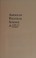 Cover of: American political science