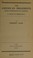Cover of: The American Presidents From Washington to Harding
