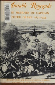 Cover of: Amiable Renegade the Memoirs of Capt. Peter Drake 1671-1753