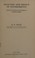 Cover of: Analysis and design of experiments