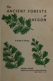 Cover of: The ancient forests of Oregon