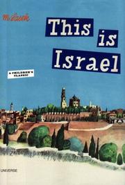 Cover of: This is Israel