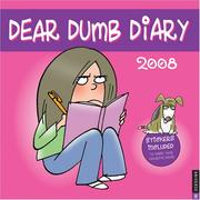 Cover of: Dear Dumb Diary: 2008 Wall Calendar