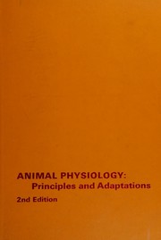 Cover of: Animal physiology: principles and adaptations