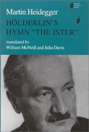 Cover of: Hölderlin's hymn "The Ister" by Martin Heidegger