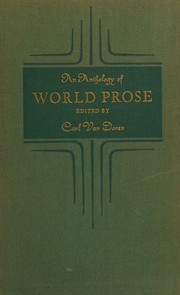 Cover of: An anthology of world prose