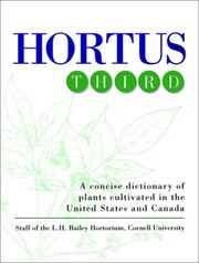 Cover of: Hortus Third by Bailey Hortorium, Bailey Hortorium