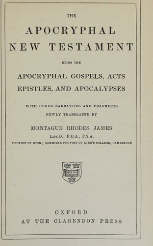The Apocryphal New Testament