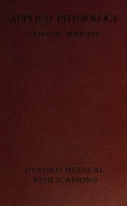 Cover of: Applied Physiology