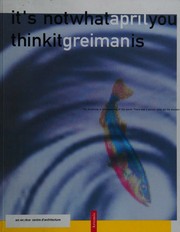 Cover of: April Greiman: it'snotwhatyouthinkitis = cen'estpascequevouscroyez