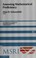 Cover of: Assessing Mathematical Proficiency