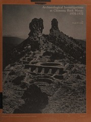 Cover of: Archaeological investigations at Chimney Rock Mesa, 1970-1972