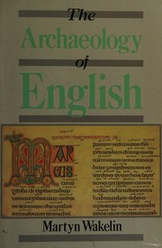 Cover of: The archaeology of English
