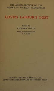 Cover of: The Arden Shakespeare by Richard David, Richard David