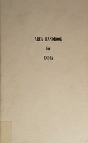 Cover of: Area handbook for India