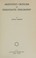 Cover of: Aristotle's criticism of presocratic philosophy.
