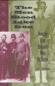 Cover of: The men stood like iron: how the Iron Brigade won its name