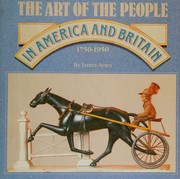 Cover of: The art of the people in America and Britain, 1750-1950