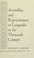 Cover of: Assemblies and representation in Languedoc in the thirteenth century