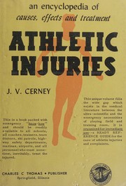 Cover of: Athletic injuries by J. V. Cerney, J. V. Cerney