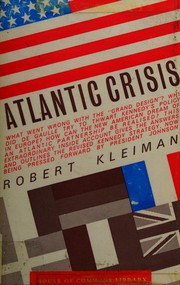 Front cover of Atlantic crisis by Robert Kleiman