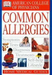 Cover of: American College of Physicians Home Medical Guide: Common Allergies