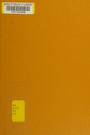 Cover of: Aufbau, Absicht und Form der Pragmateiai Philodems. by Werner Liebich, Werner Liebich