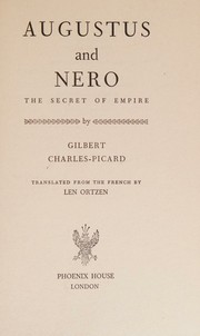 Cover of: AUGUSTUS AND NERO