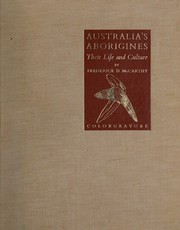 Cover of: Australia's aborigines by Frederick D. McCARTHY, Frederick D. McCARTHY