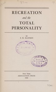 Cover of: Recreation and the total personality
