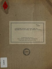 Cover of: Laboratory manual and work book in microbiology of foods. by Fred Wilbur Tanner, Fred Wilbur Tanner