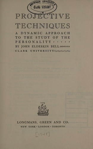 cover of Projective techniques