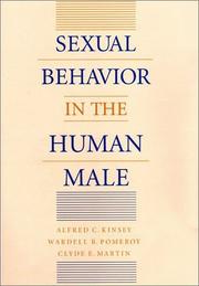 Cover of: Sexual behavior in the human male by Alfred Charles Kinsey