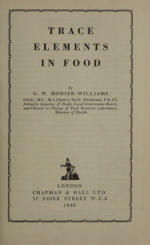 Trace elements in food