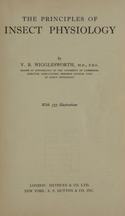 Cover of: The principles of insect physiology.