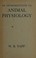 Cover of: An introduction to animal physiology