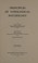Cover of: Principles of topological psychology