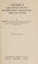 Cover of: A text-book of quantitative inorganic analysis