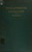 Cover of: Developmental pathology