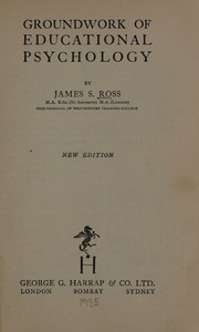 Groundwork of educational psychology by James Stiven Ross